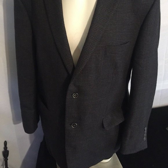 Jos A Bank 1905 48R B&T Vent Sport Coat 100% Wool - Picture 1 of 12